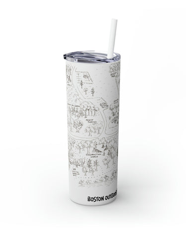 Skinny Tumbler with Straw, 20oz - UnionBrands