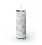 Skinny Tumbler with Straw, 20oz - UnionBrands